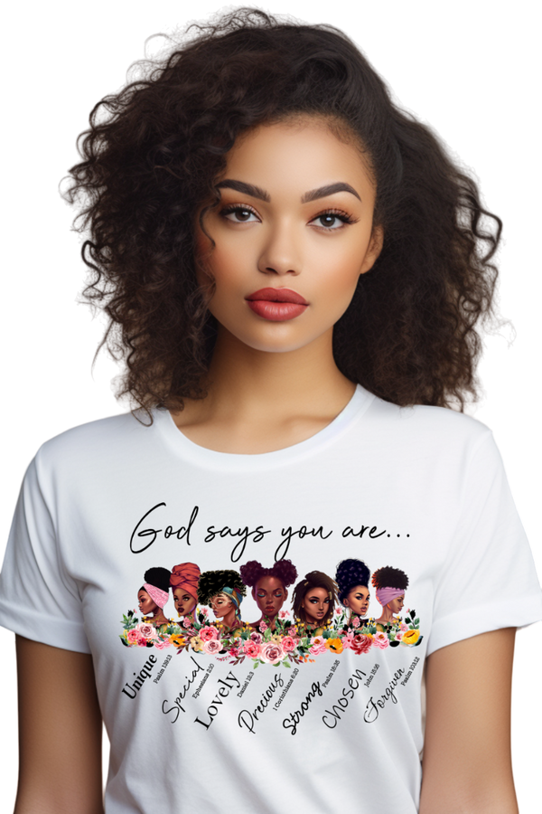 T-Shirt "God says"