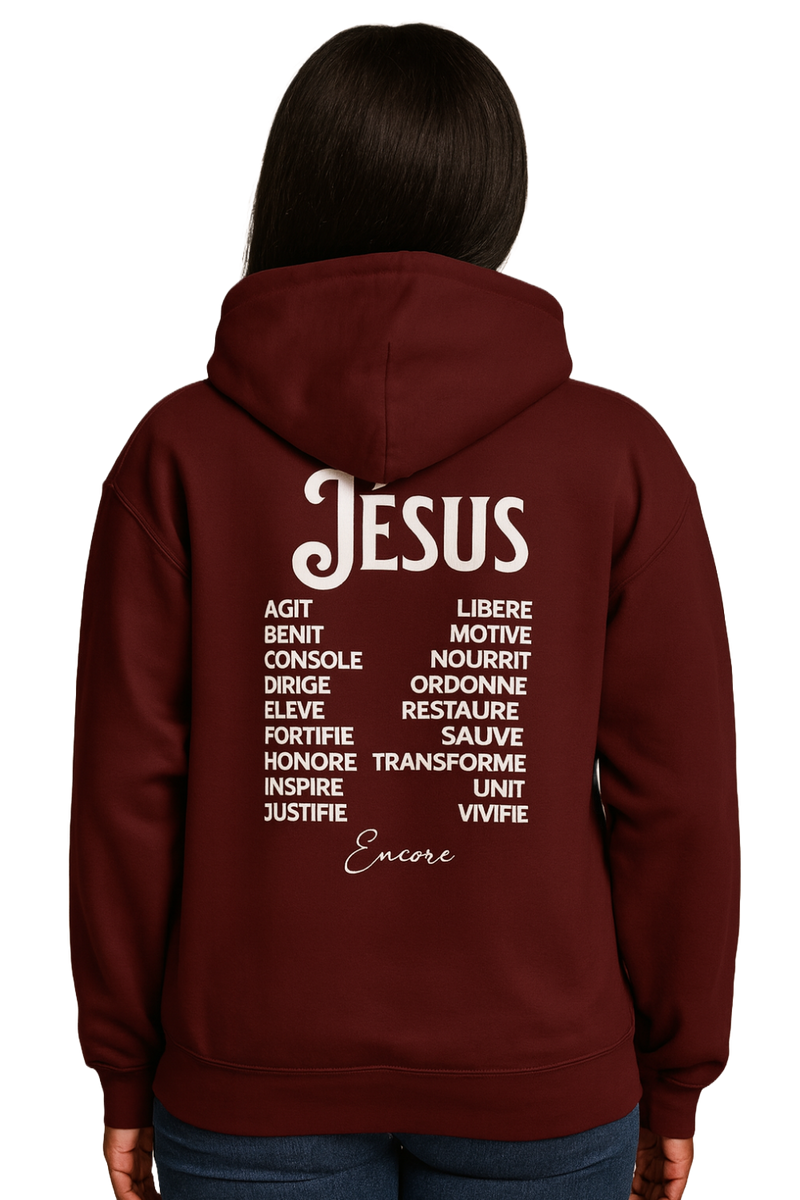 Hoodie "Jésus agit encore"