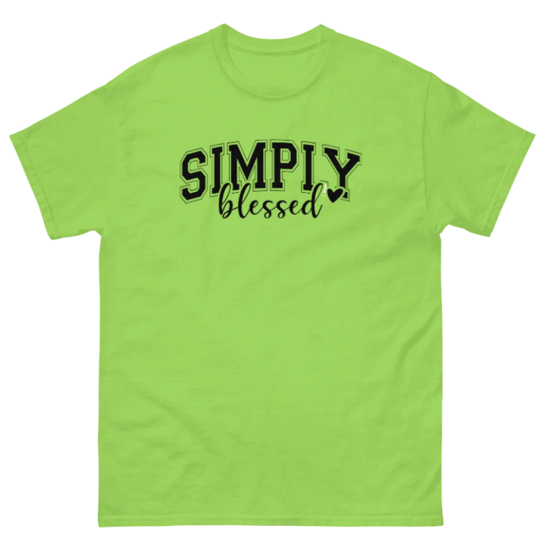 T-Shirt "Simply blessed"
