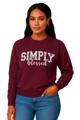 Sweatshirt "Simply Blessed"
