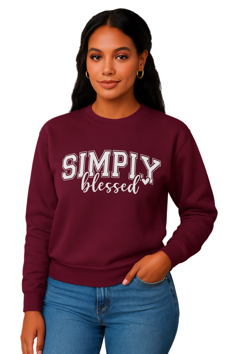 Sweatshirt "Simply Blessed"