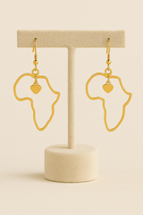 Earrings "My Africa Heart"