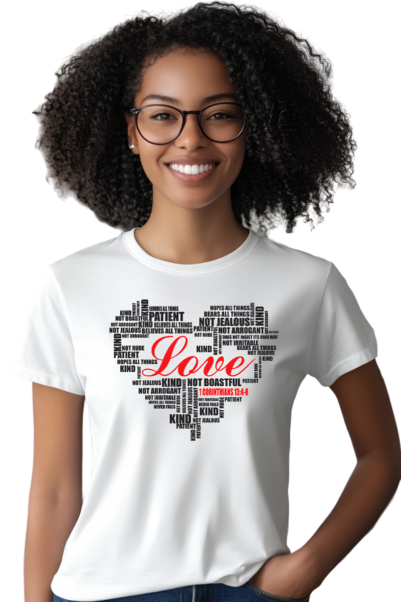 T-Shirt "Love - 1 Corinthians 13"