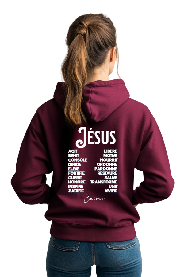 Hoodie "Jésus agit encore"