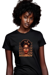 T-Shirt "Melanin Afro bun"