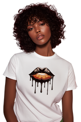 T-Shirt "Melanin Lips Drippin"