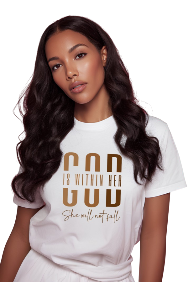 T-Shirt "God is within her"