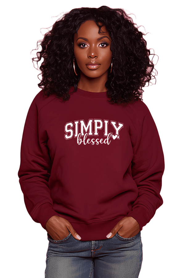 Sweatshirt "Simply Blessed"