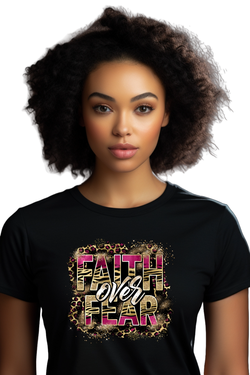 T-shirt "Faith over fear"