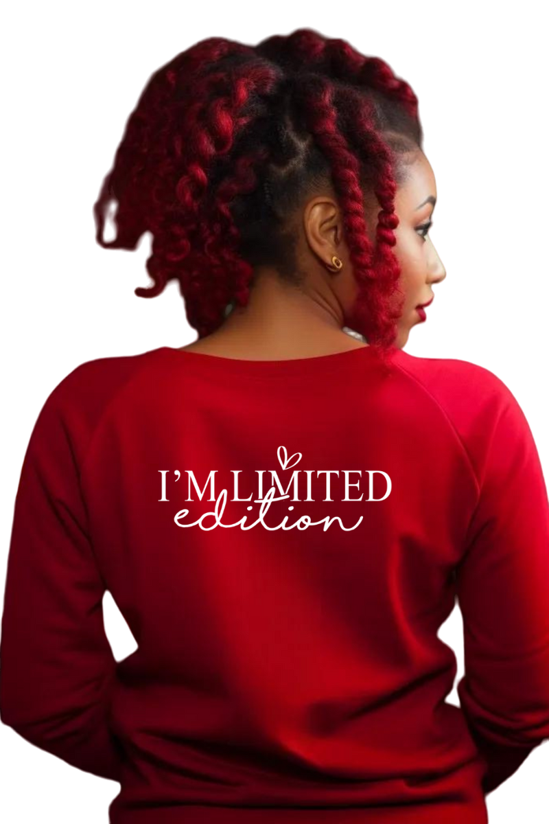 Sweatshirt "I'm not perfect. I'm limited edition"