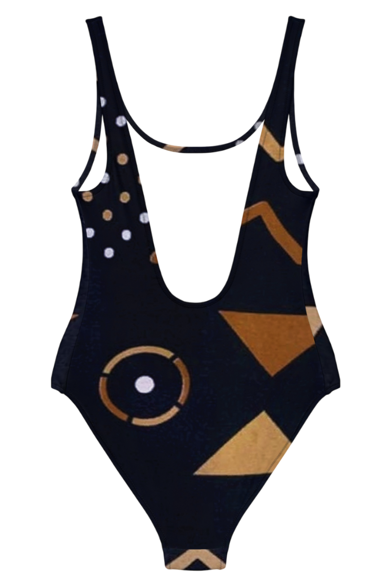 AFRICAN PRINT ONE PIECE SWIMSUIT - AYOOLA