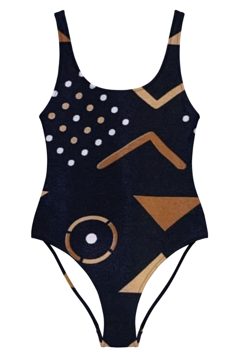 AFRICAN PRINT ONE PIECE SWIMSUIT - AYOOLA