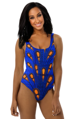 AFRICAN PRINT ONE PIECE SWIMSUIT - OLOLUFE