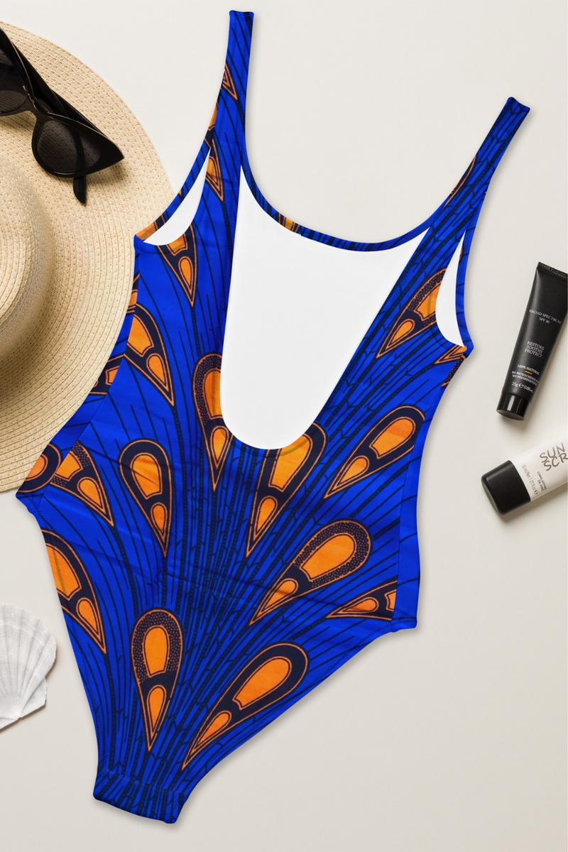 AFRICAN PRINT ONE PIECE SWIMSUIT - OLOLUFE