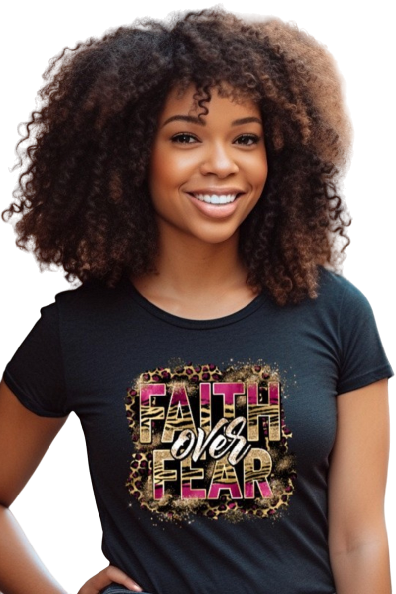 T-shirt "Faith over fear"