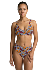 AFRICAN PRINT HIGH WAIST BIKINI - CHINELO