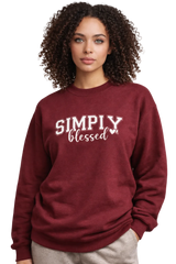 Sweatshirt "Simply Blessed"