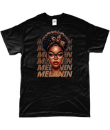 T-Shirt "Melanin Afro bun"