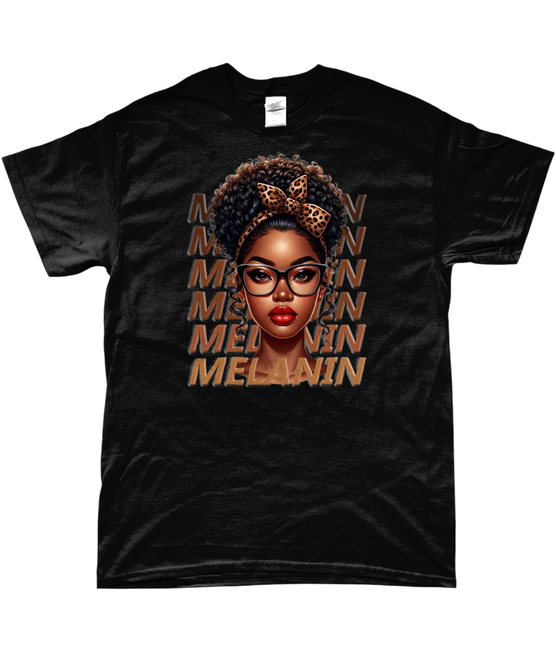 T-Shirt "Melanin Afro bun"