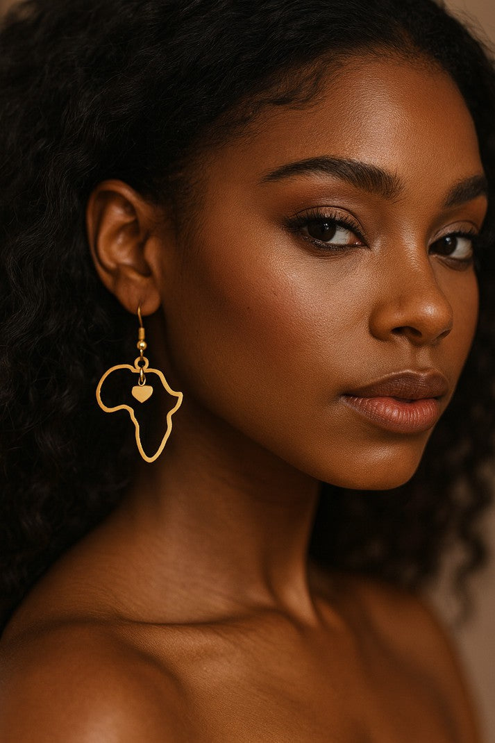 Earrings "My Africa Heart"