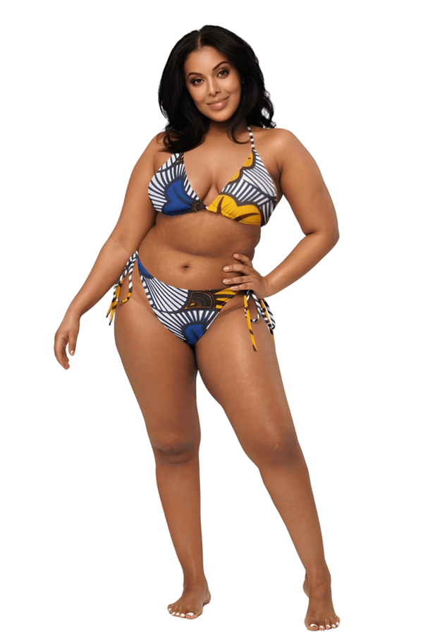 AFRICAN PRINT BIKINI - AZUKA
