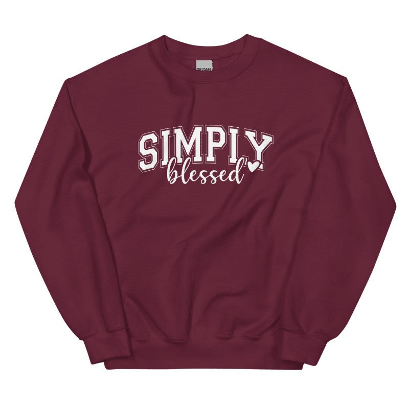 Sweatshirt "Simply Blessed"