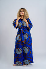 AFRICAN PRINT KIMONO MAXI - OLAYEMI