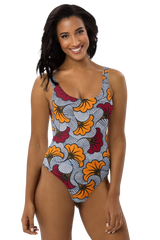 AFRICAN PRINT ONE PIECE SWIMSUIT SET - CHINELO