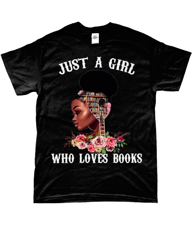 T-Shirt "Just a girl who loves books"