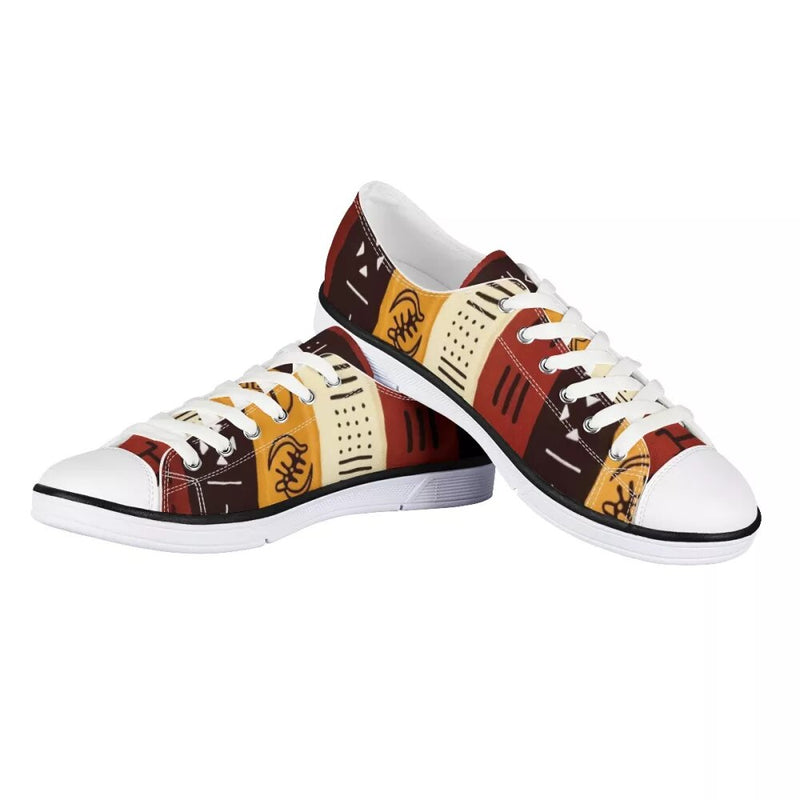 Unisex Low Canvas Shoes - Annika