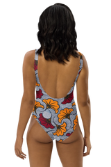 AFRICAN PRINT ONE PIECE SWIMSUIT SET - CHINELO