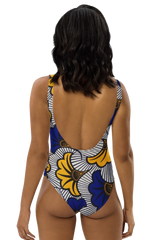 AFRICAN PRINT ONE PIECE SWIMSUIT - AZUKA