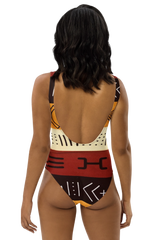 AFRICAN PRINT ONE PIECE SWIMSUIT - ANNIKA