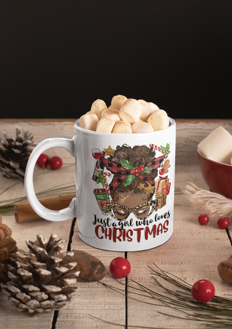 Mug "Just a girl who loves christmas"