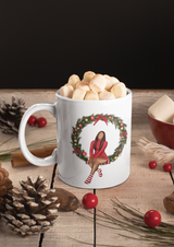 Mug "Christmas lady"