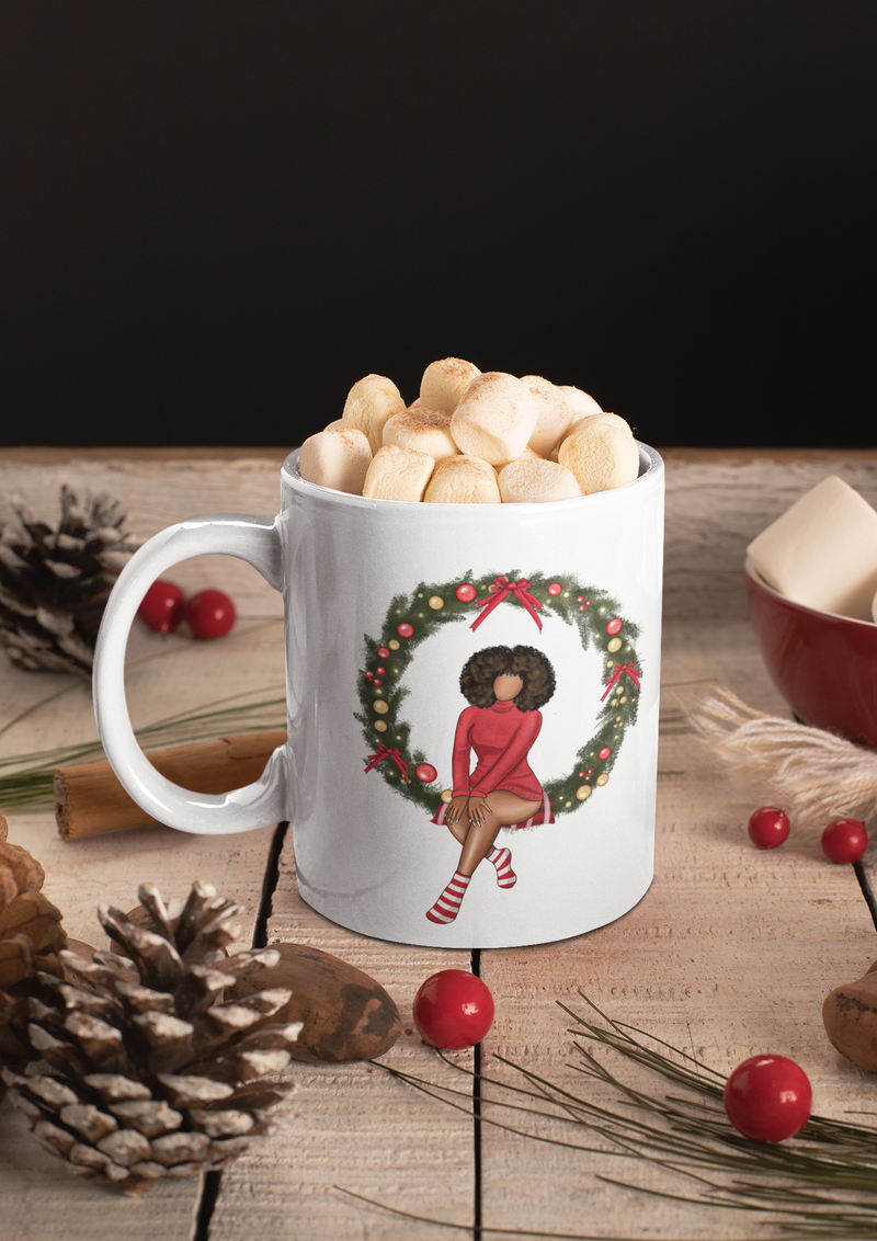 Mug "Christmas lady"