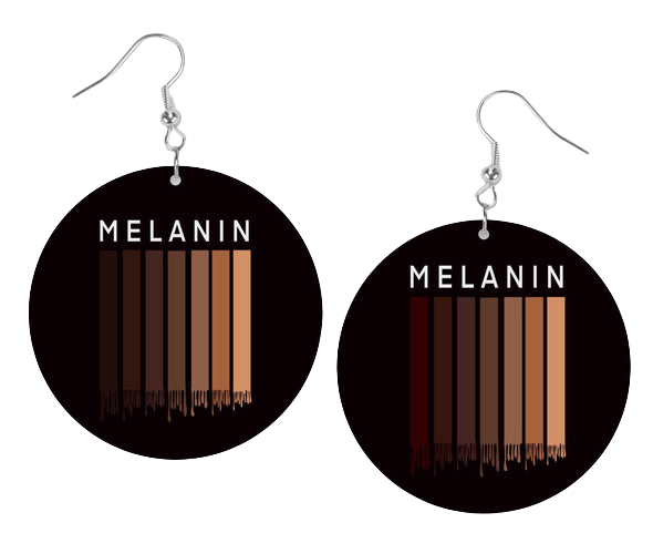 Earrings "Melanin"