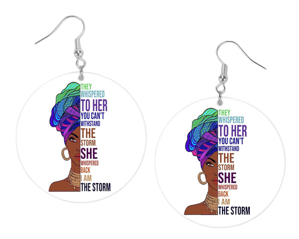 Earrings "I am the storm"