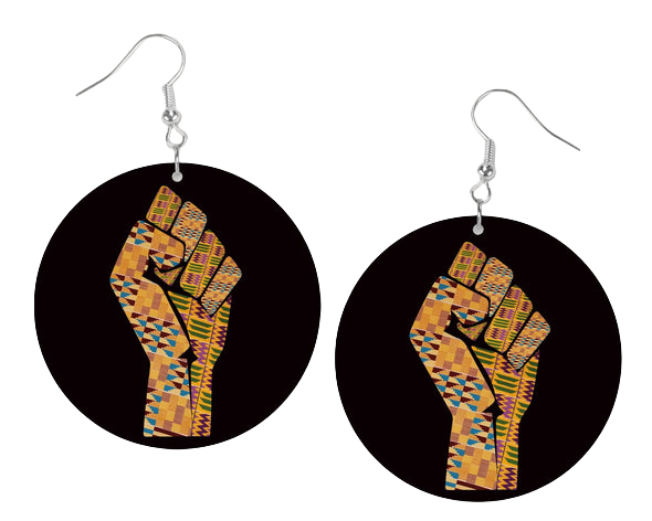 Earrings "Black Power"