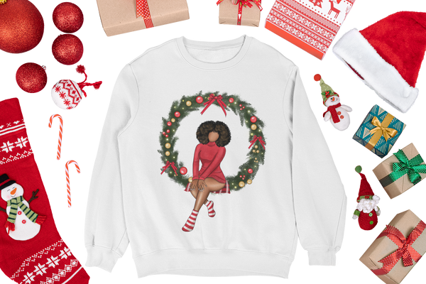 Sweatshirt "Christmas Lady"